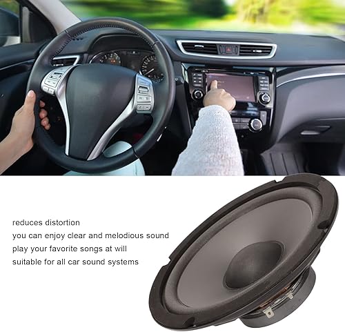 Miniatura 2 de ASHATA Subwoofer para automóvil de 600 vatios, altavoces de coche de 6 pulgadas, altavoz de subwoofer para automóvil de 4 ohmios, altavoces