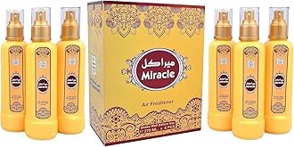 Naseem Miracle Air Freshener Spray 270ml (Pack of 6) - Long-Lasting Odor Eliminator for Home & Car, Refreshing Scent for Daily Use in Any Space