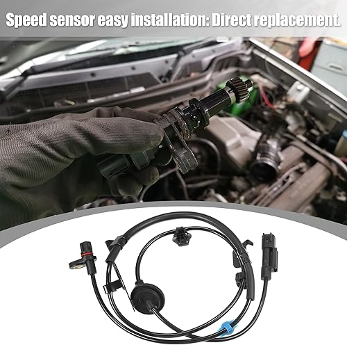 Miniatura 3 de uxcell Sensor de velocidad ABS trasero izquierdo para Mitsubishi Lancer 2008-2010 para Mitsubishi Lancer 2009-2010 No.4670A5794670A765