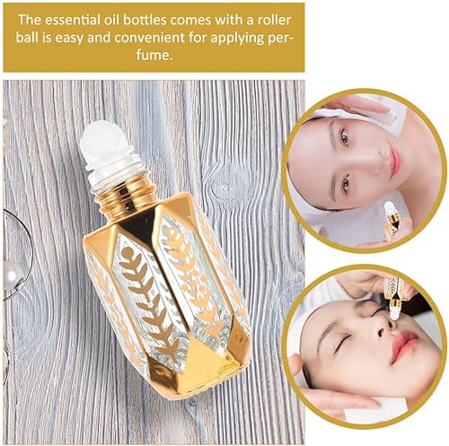 Miniatura 3 de GLEAVI 12 piezas Essential Ml Mini Fragancia Exquisita Pequeña Er Perfume Recargable Plástico Aceite DIY Sub-ing Perfumes Bálsamos En Oro