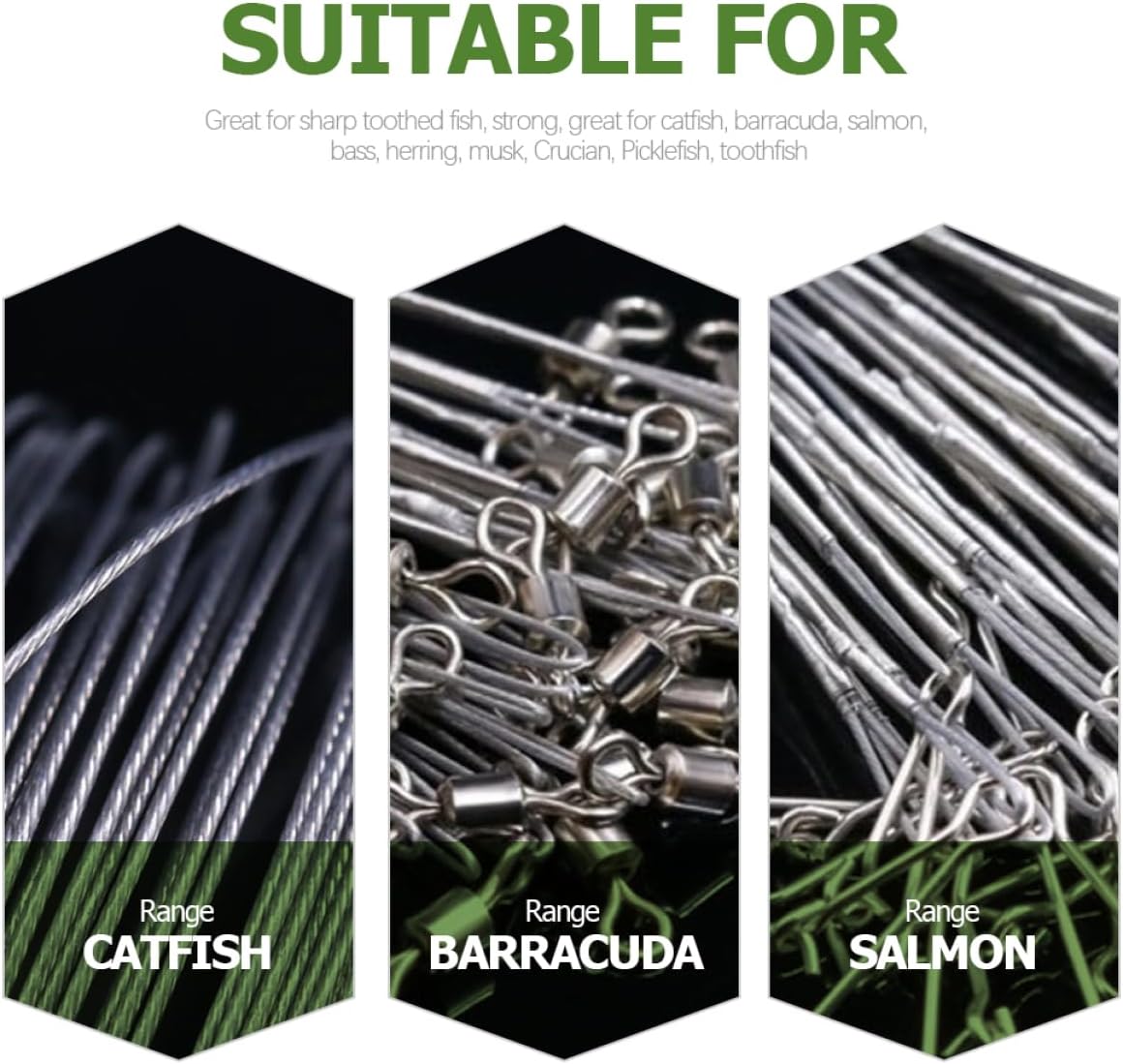 Fishing Wire Anti-wear Thread and Pin String Fishing Accessories for Saltwater