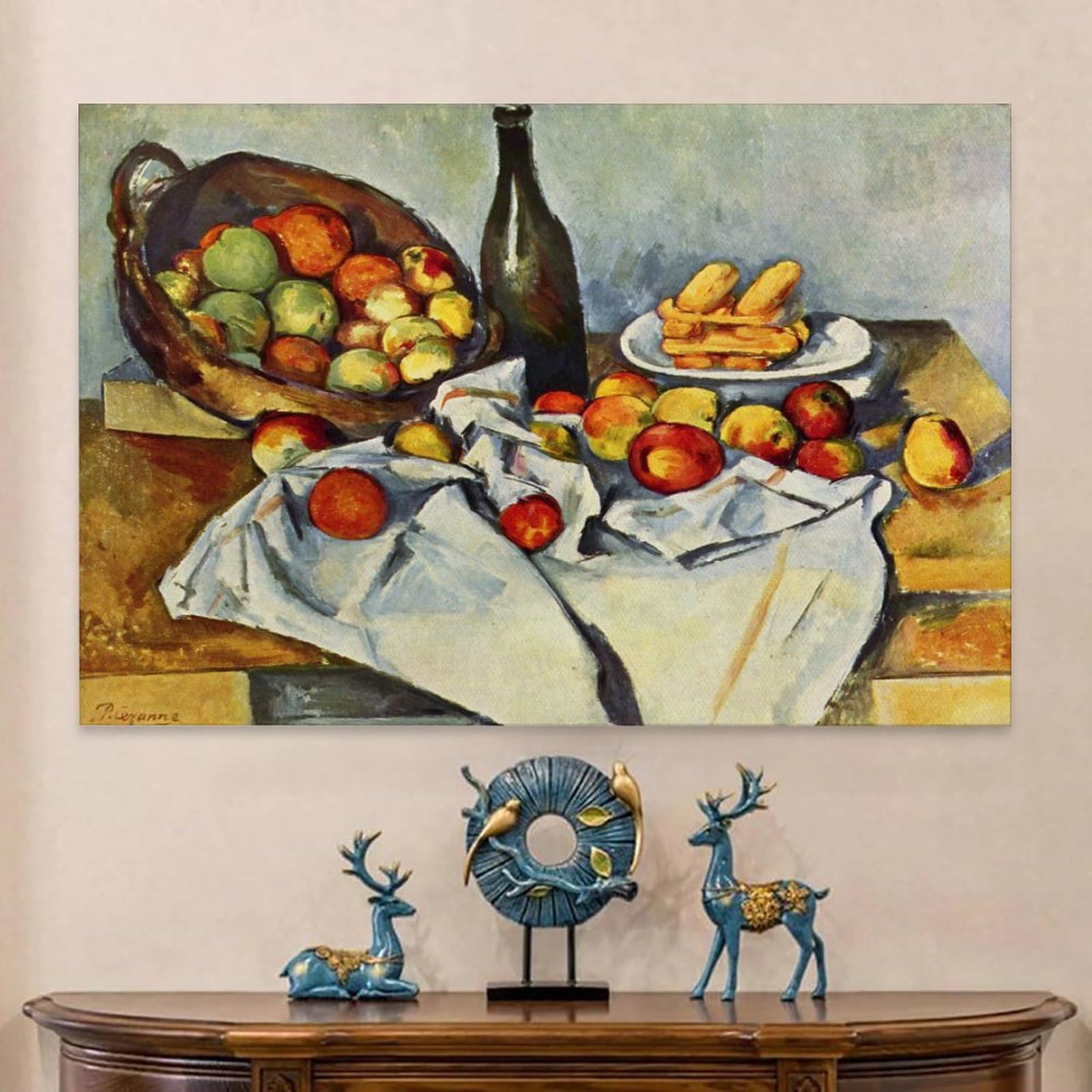 Amazon.co.jp: Paul Cezanneポール・セザンヌ絵画作品（リンゴの