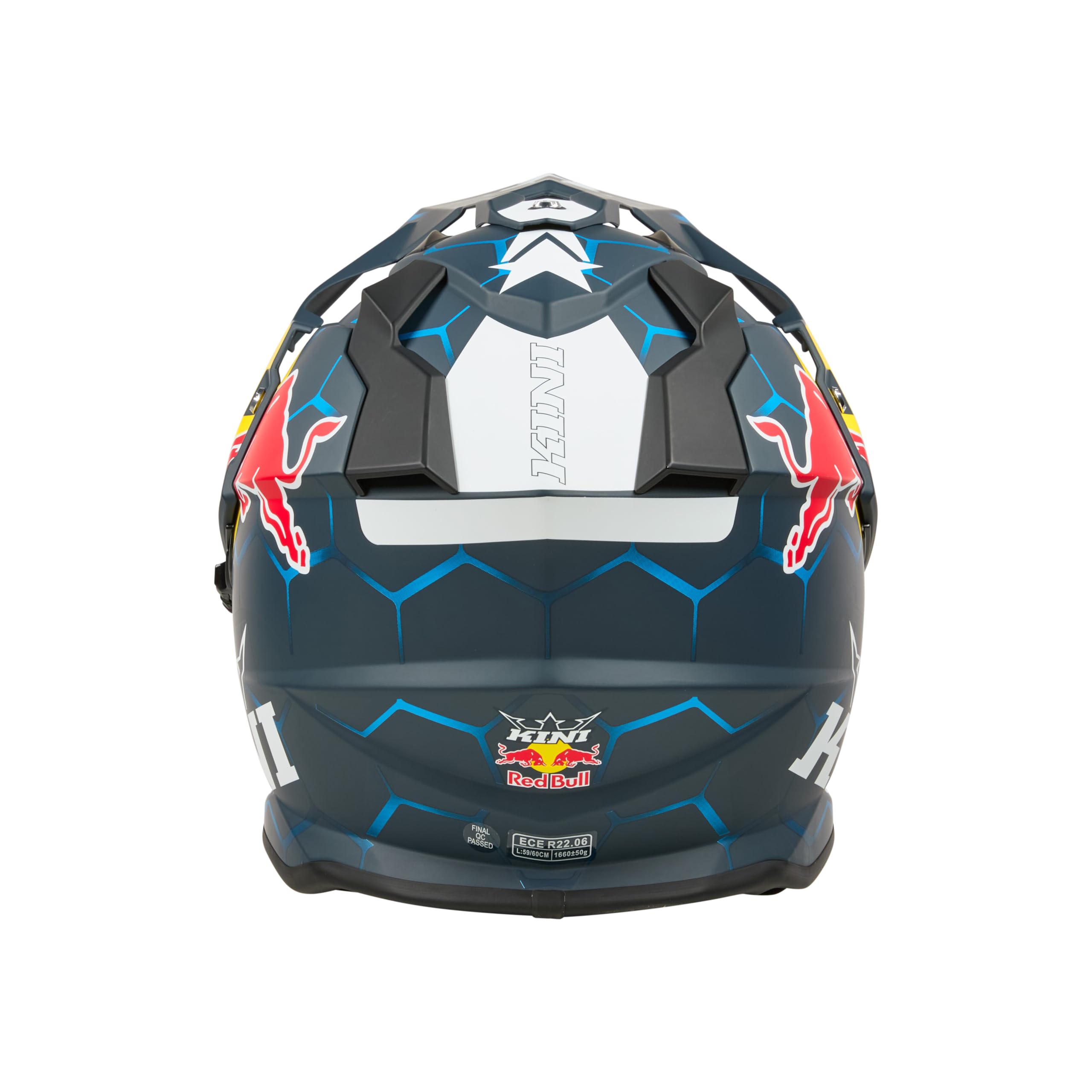 O'NEAL ADV Kini Red Bull 1.0 Casque de moto Bleu/blanc Taille M