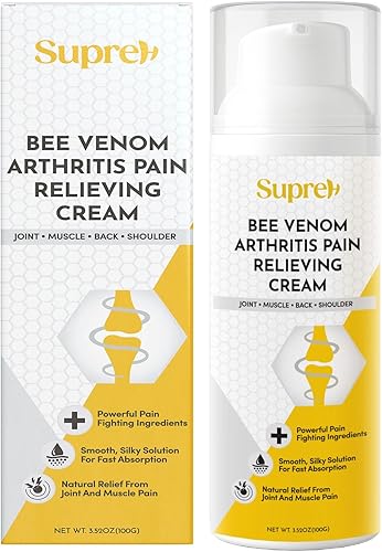 Bee Venom Cream for Arthritis Crema para el cuidado de la artritis con veneno de abeja Arnica Boswellia para el dolor de espalda y cuello de los