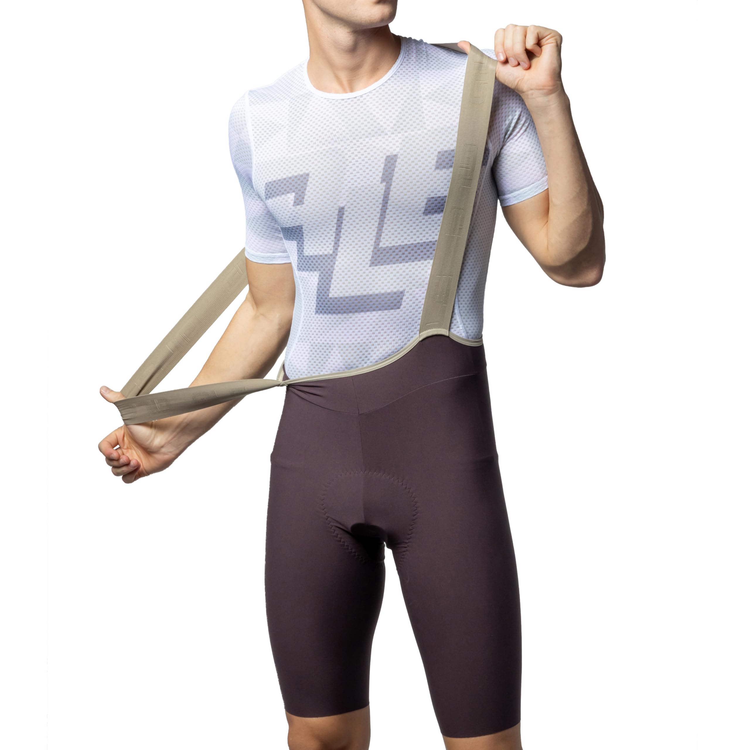 Alé Cycling Men's PR.E Master 2.0 Bib Shorts, Brownie, XXL