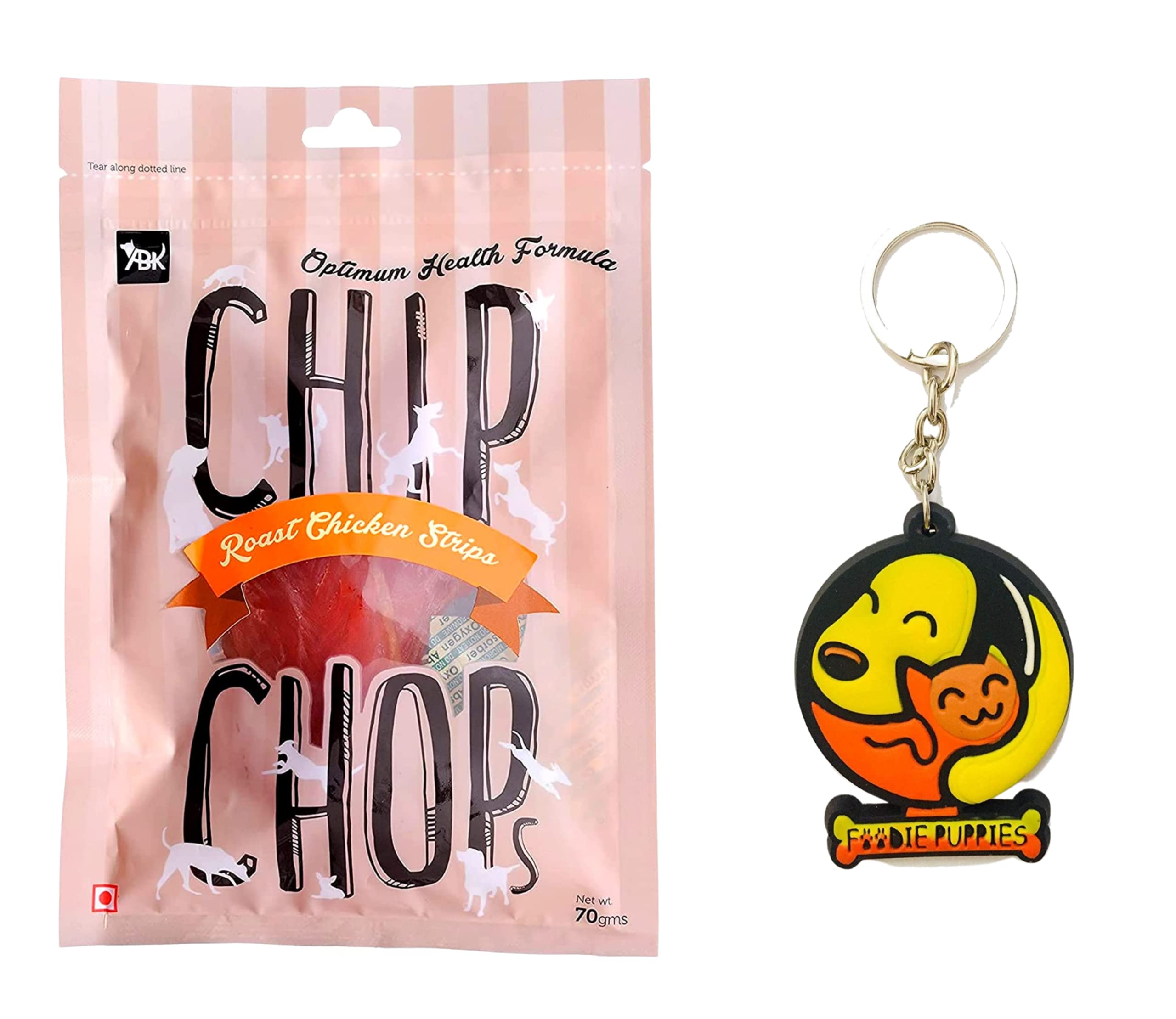 Chip Chops Roast Chicken Strips Dog Treats - 70g (Pack of 1) Healthy, Tasty, High-Protein Snacks for Training & Rewards | Suitable for All Breeds | Sold by Foodie Puppies with Free Keyring (B09DPMGZR9) Amazon Price History, Amazon Price Tracker