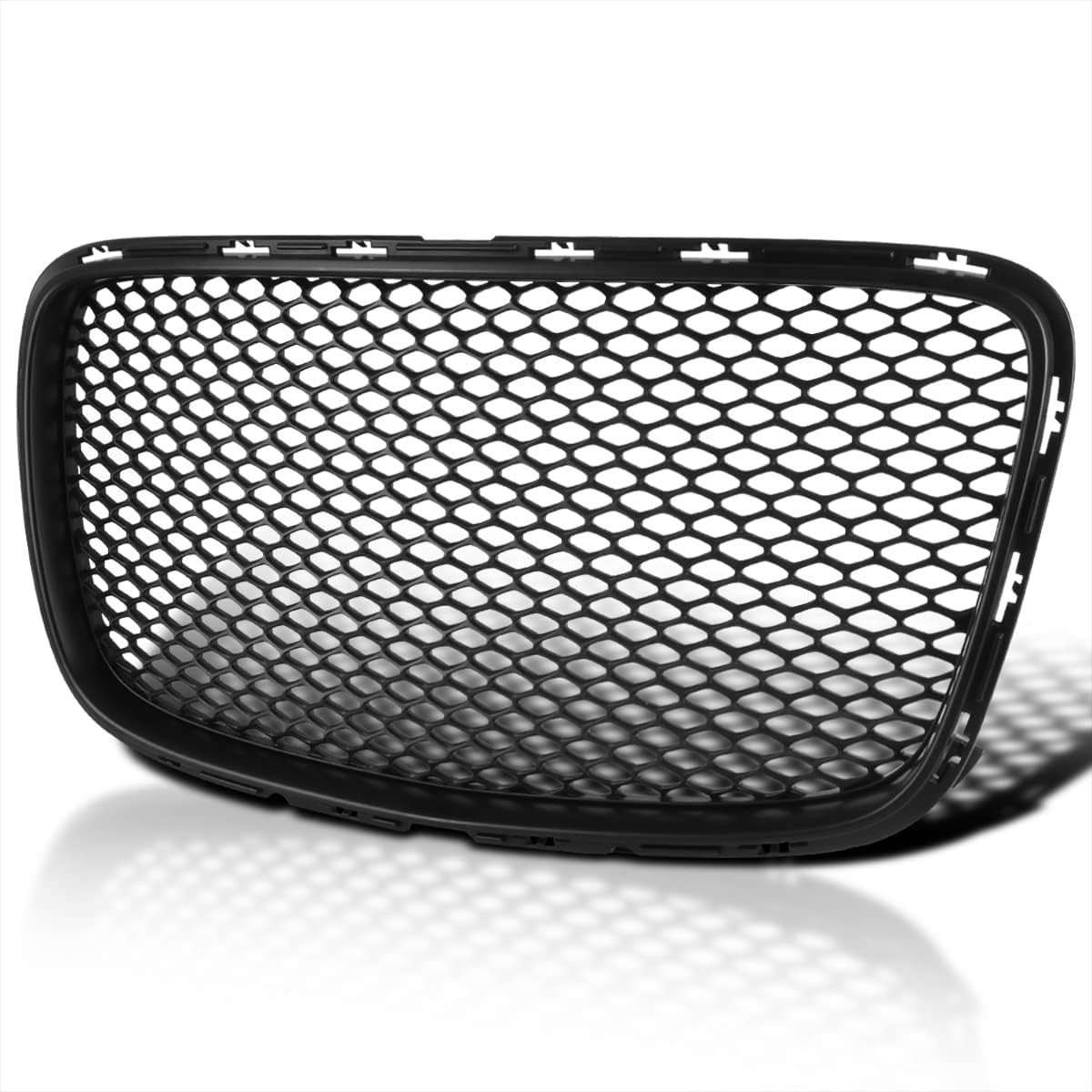 Spec-D Tuning Black SRT Style Hood Grille Compatible with 2015-2019 Chrysler 300