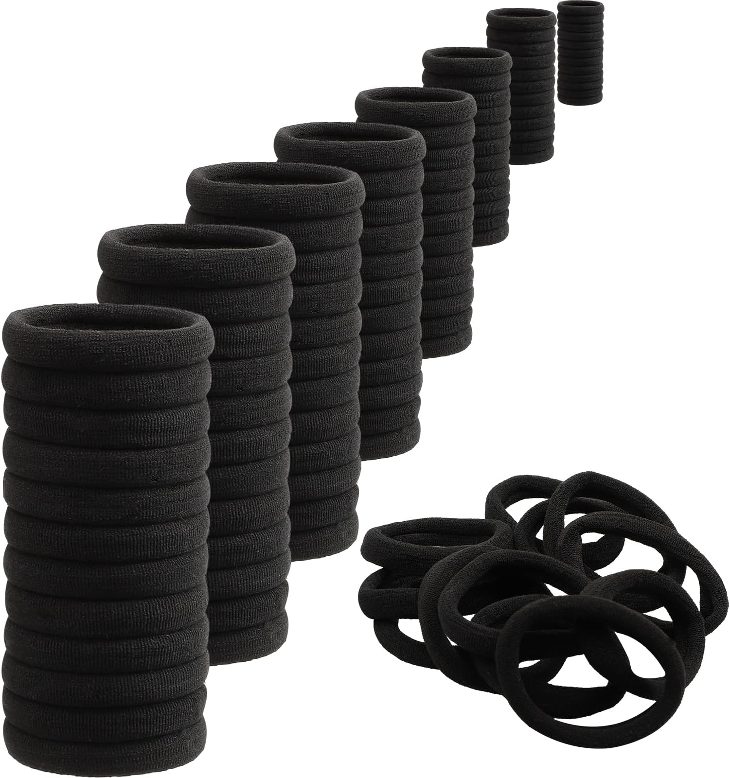 100 Pack Seamless Hair Ties for Women Girls Ponytail Holders for Thick Hair (Royal