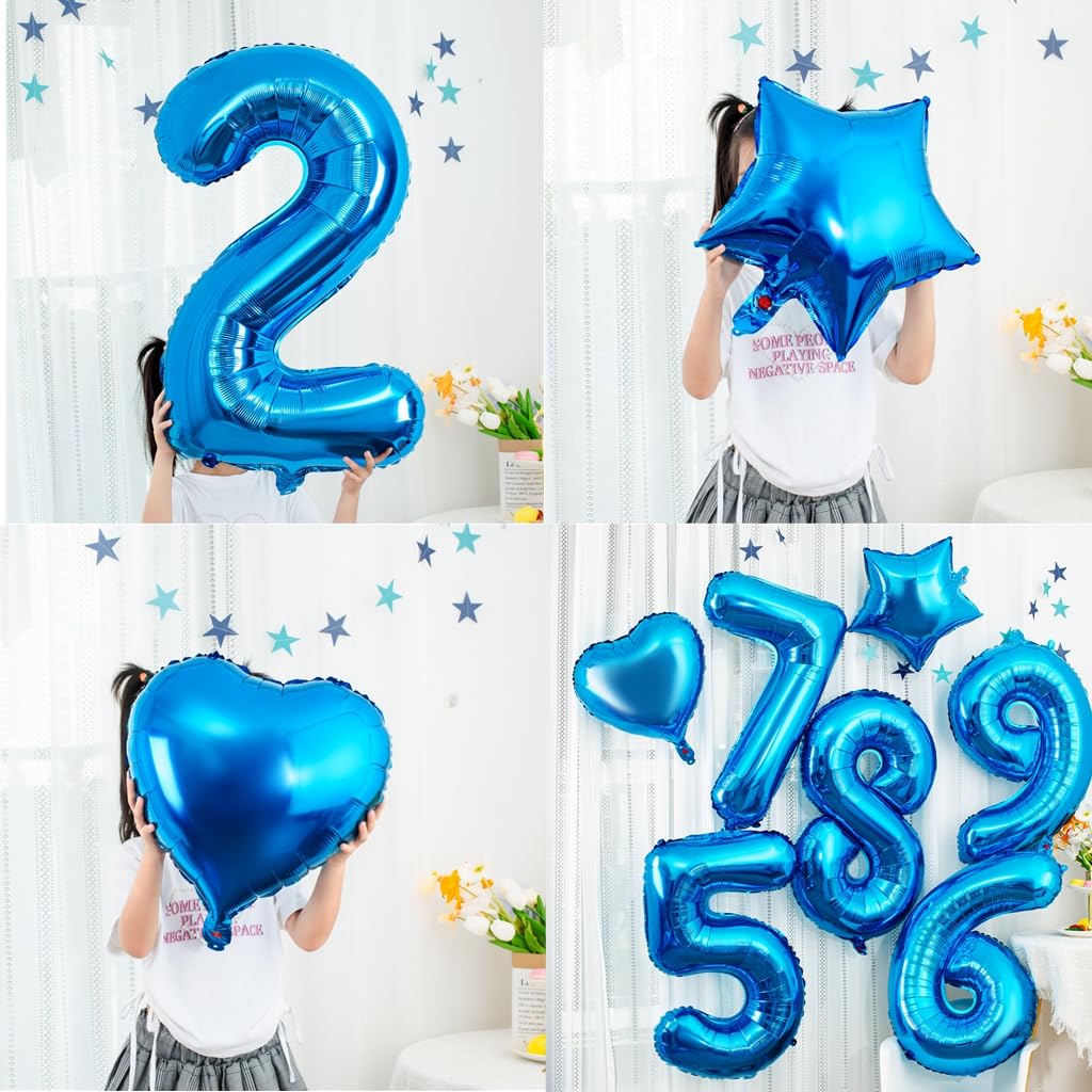 Ballons 38 Ans Anniversaire Homme Decoration Bleu Décoration