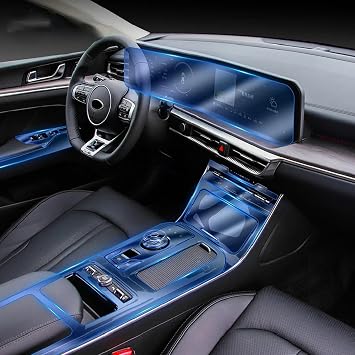Car Interior Center Console Transparent TPU Protective Film Anti-scratc Film Accessories Refit,for Kia K5 Kaiku 2020-2022
