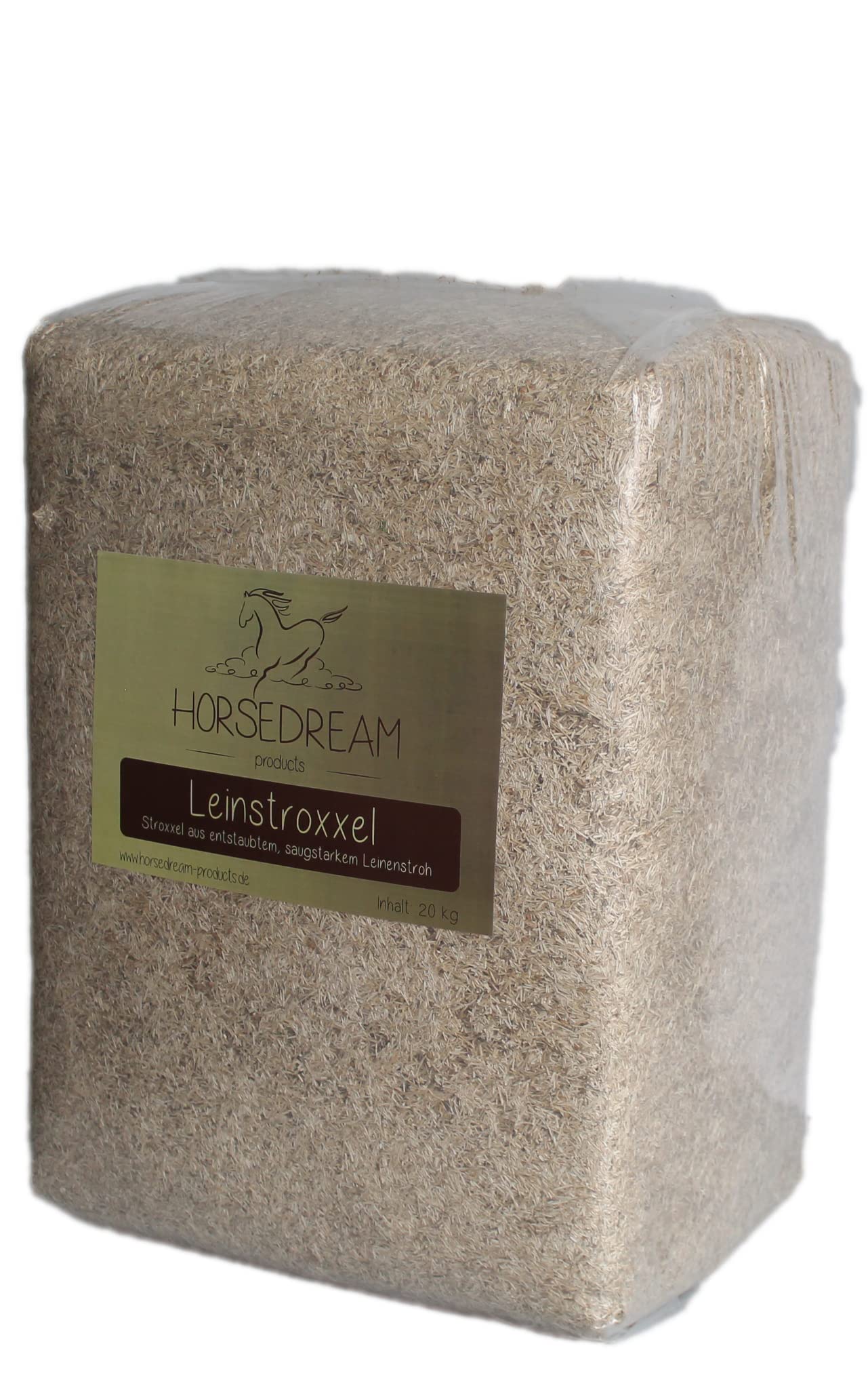 Leinstroxxel Leinstroh-Einstreu Pferdeeinstreu, Palette 20x20 kg