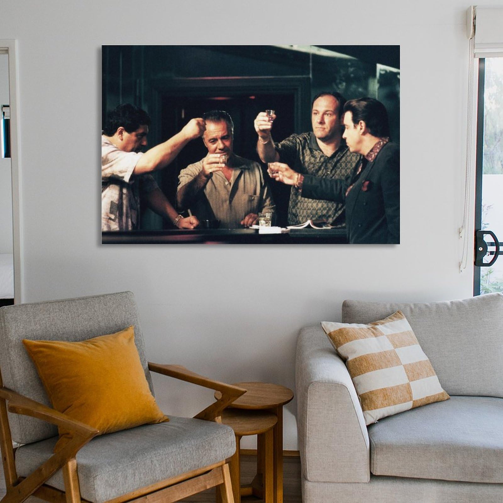 WQMP The Sopranos Canvas Poster Bedroom Decor