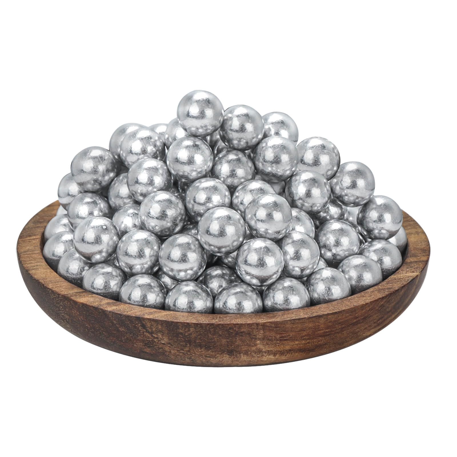 100 Pieces .50 Caliber Aluminum Paintball Ammo 2.8 Grams Solid Resuable Seamless Paintball Powerful for Shooting Training Practice Fit for T4e TR50/HDR 50 Cal Pepper Balls