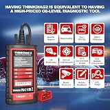 thinkcar OBD2 Diagnostic Tool,ThinkDiag 2 OBD2 Scanner Bluetooth 5.0 for iOS & Android, All System & 15+ Reset Functions, Car Diagnostic Tool with CAN-FD Protocol, AutoVIN, Active Test, ECU Coding - 7