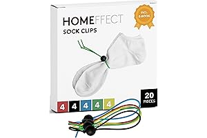 Homeffect Sock Clips for Laundry