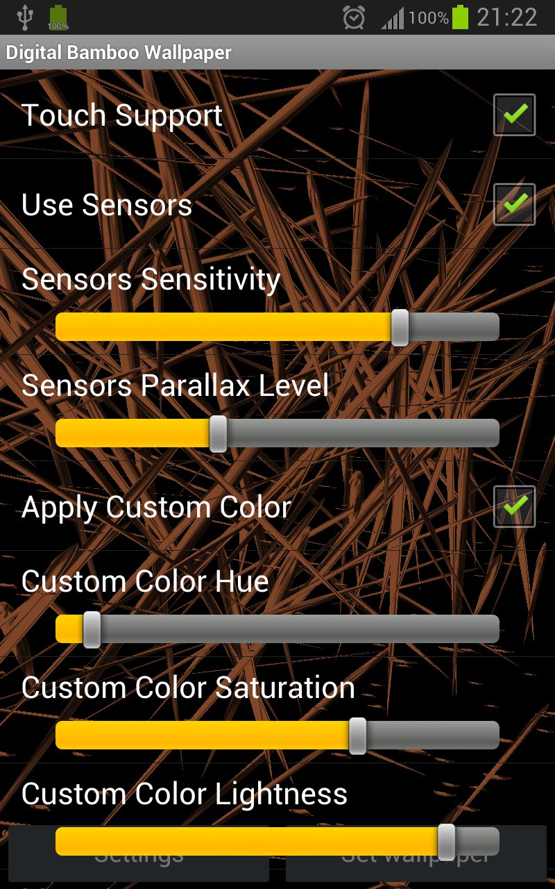 Digital Bamboo Forest 3D Parallax Live Wallpaper - App on Amazon Appstore