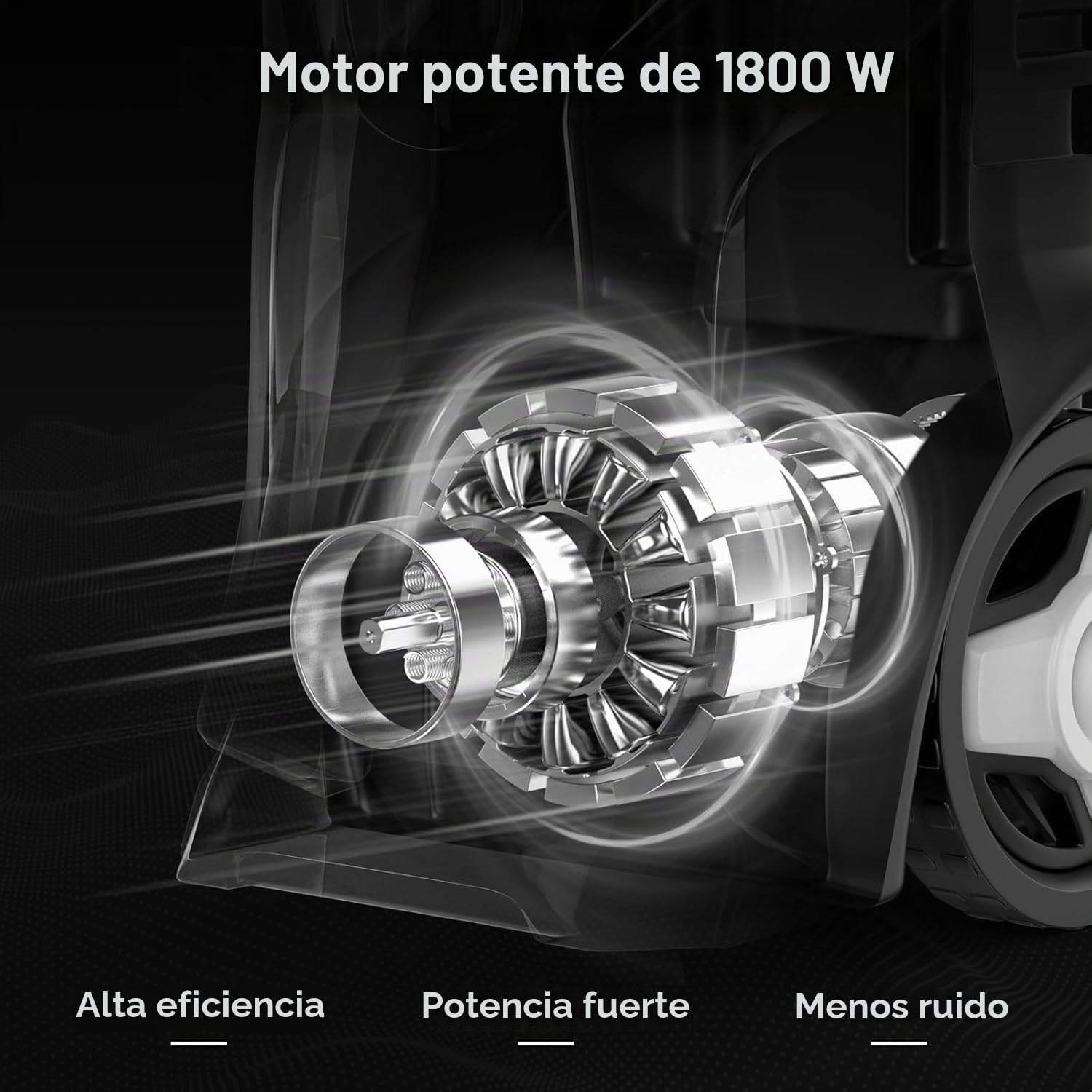 Hidrolimpiadora Alta Presión 1800W, 150 Bar, 390 l/h, Manguera 5 m, con Depósito de Detergente