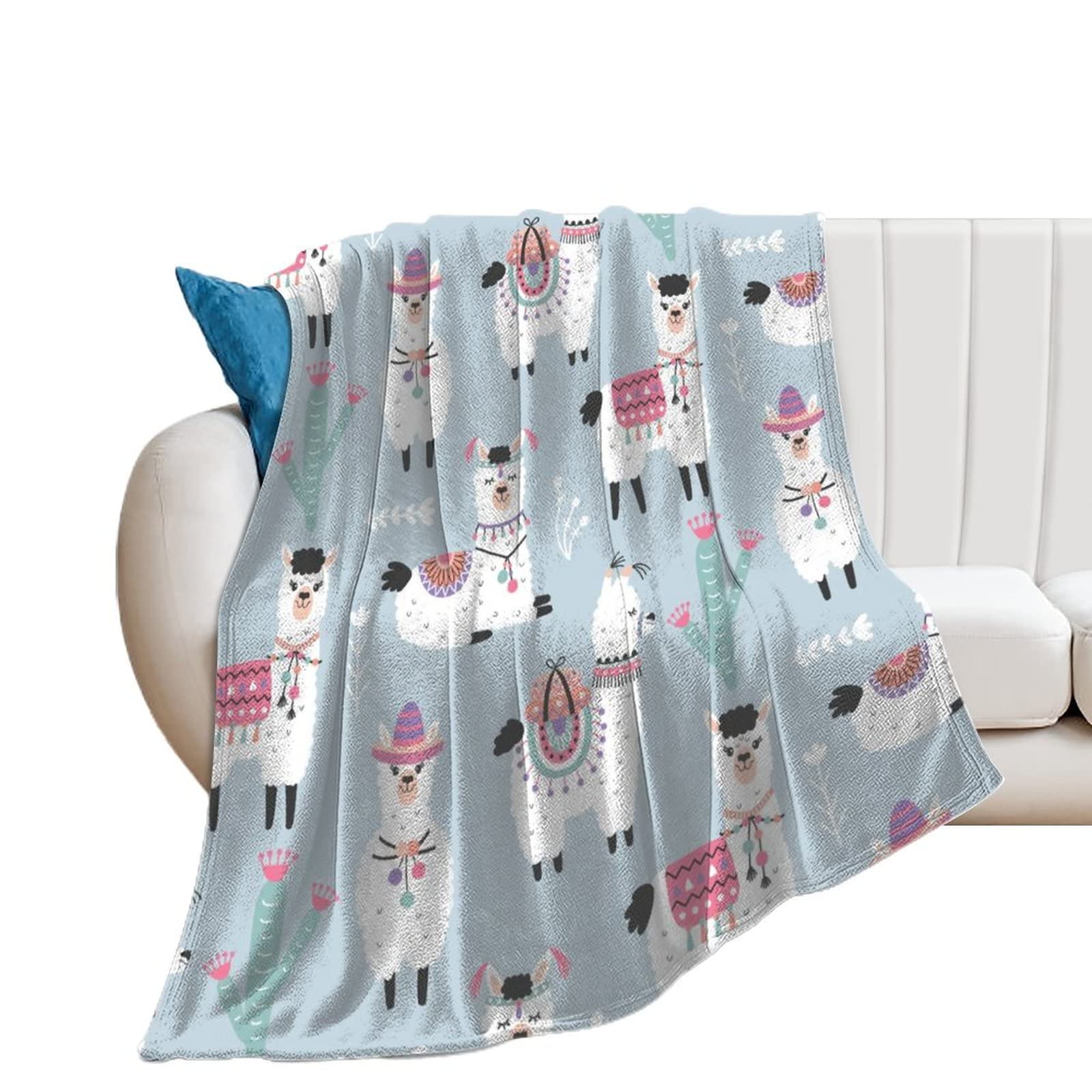 Plaid doux alpaga couverture polaire isolante pour éliminer les frissons sur le lit