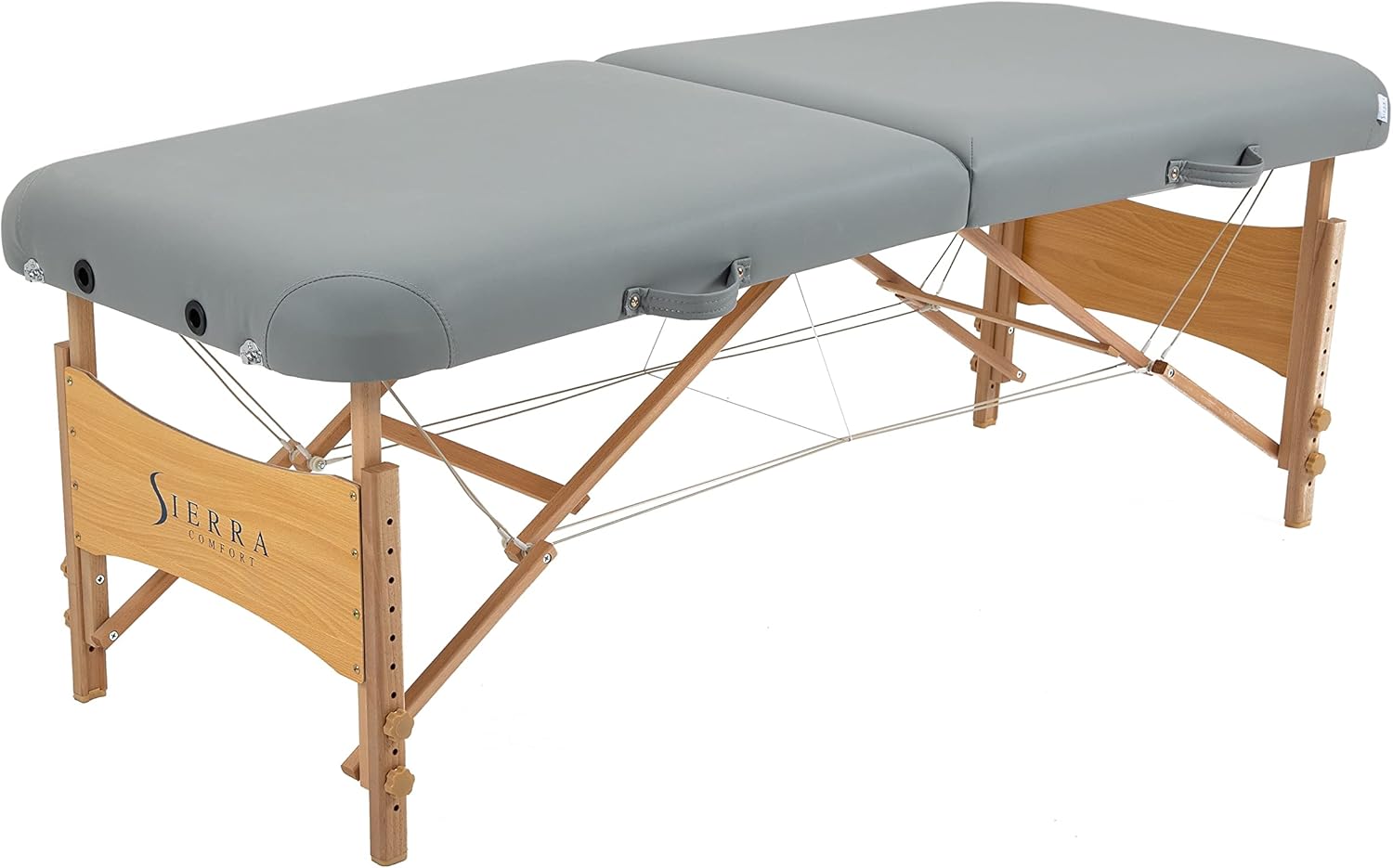 Sierra Comfort Premium Wide Portable Massage Table, SC-600 (Gray)