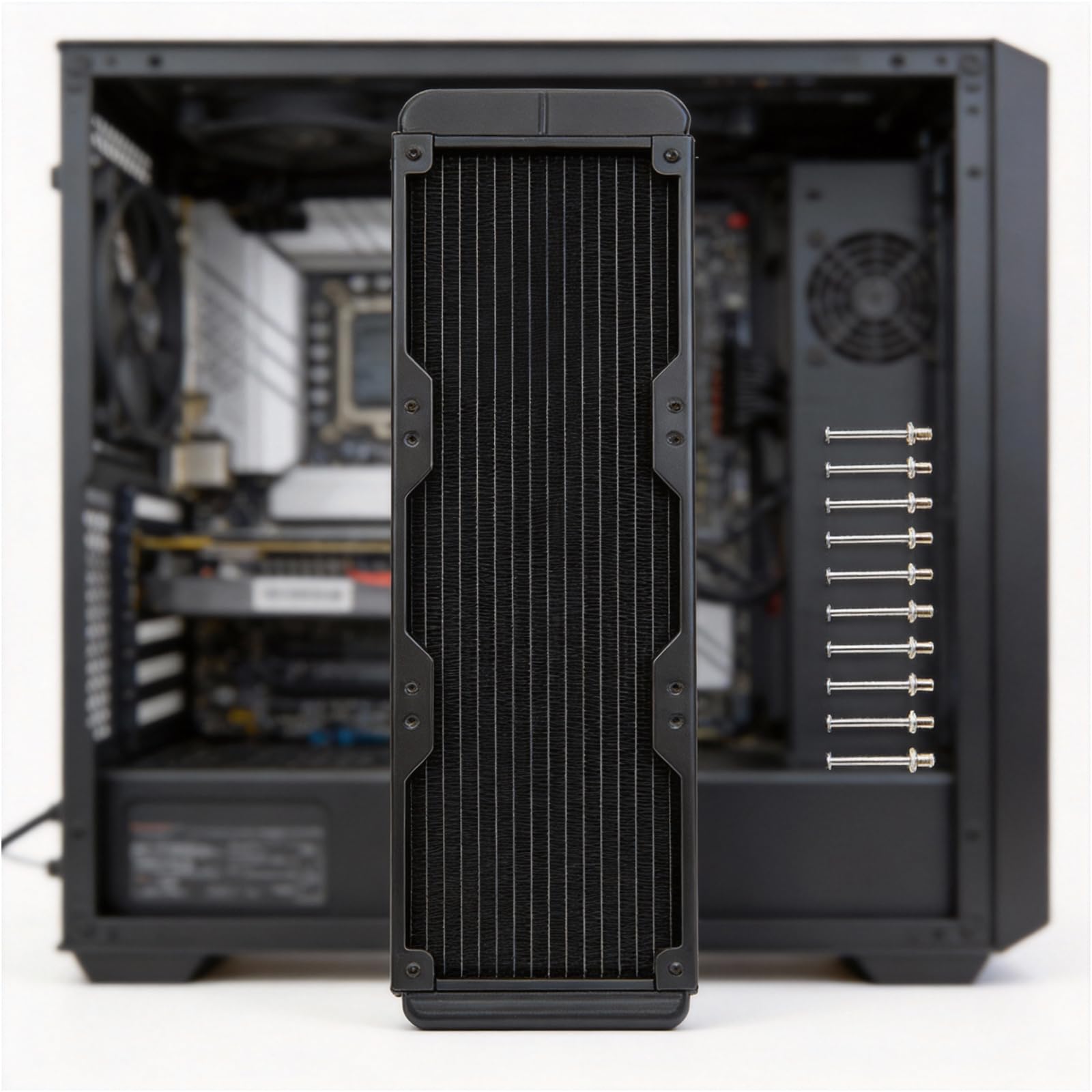 Efficienza 18 Canali Alluminio Liquido Raffreddamento Radiatore Scambiatore di Calore in Alluminio Radiatore Scambiatore di Calore per Gaming