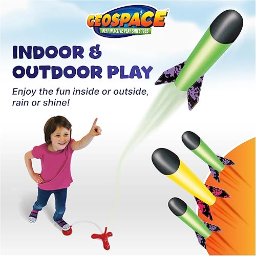 Miniatura 8 de Juego Geospace Jump Rocket - lanzador con 3 cohetes