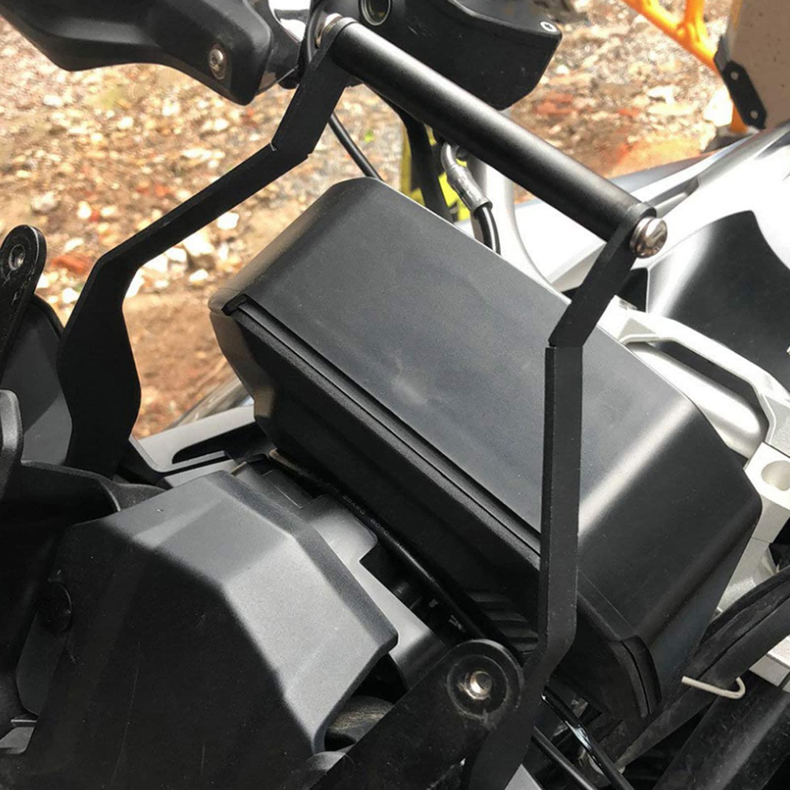 Aramox - Soporte de Navegación GPS para Motocicleta de Aleación de Aluminio, Soporte para Teléfono Móvil con GPS, Compatible con F750GS F850GS 17-20