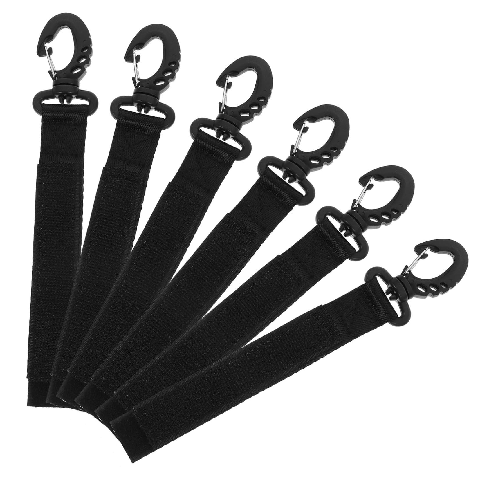 Abaodam Ocean Cordage Fixé Crochet pour Voilier Crochet De Voilier Crochet De Cravate De Yacht Fournitures De Kayak Crochet D'amarrage Pratique Plastique Black