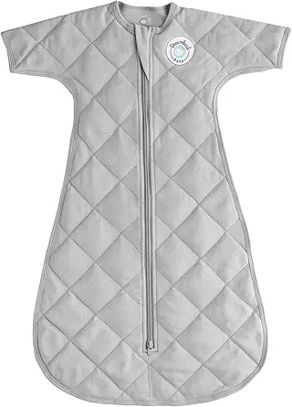 DREAMLAND BABY Weighted Transition Sleep Swaddle Sack, Ages 3-9 Months. 100% Cotton, Evenly Distributed Weight