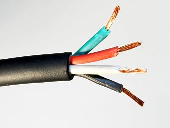 12/4 SJOOW Portable Cord, 300V, UL/CSA Listed 50Ft Cut