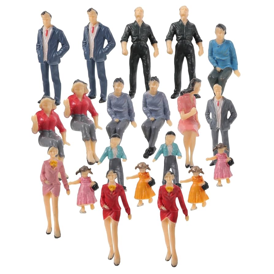 Amazon | OFFSCH 20個 ミニチュア 人形 ミニチュア ミニ 人形