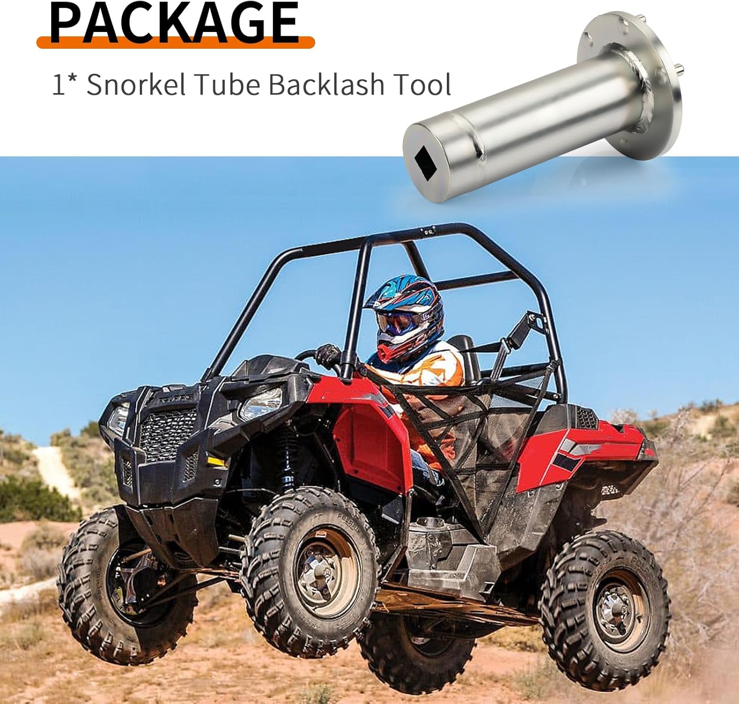 Snorkel Tube Backlash Tool for Polaris Ace Ranger Brutus General RZR Sportsman 325 400 450 500 570 800 900 1000 Pro XD 2000G 4000G 2006-2024