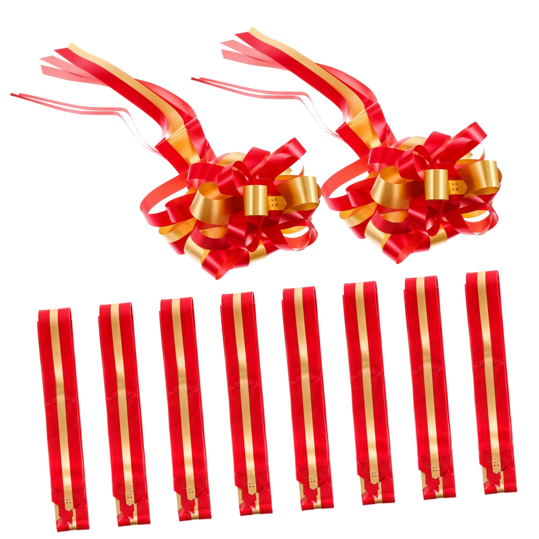 Gatuida 4 Set Di Fiocchi Da Tirare Per Confezioni Grandi Fiocchi Da Matrimonio Code Decorazioni Per Auto 10 Pezzi*4