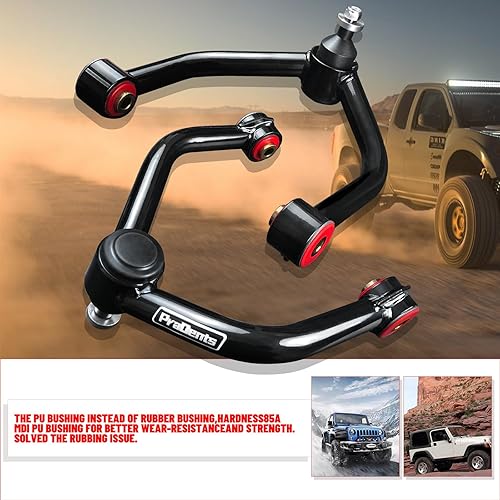 Miniatura 4 de Brazos de control superiores delanteros de 2-4 pulgadas para Nissan Titan 2004-2023 con rótula, brazo de control de suspensión de elevación de 2-4