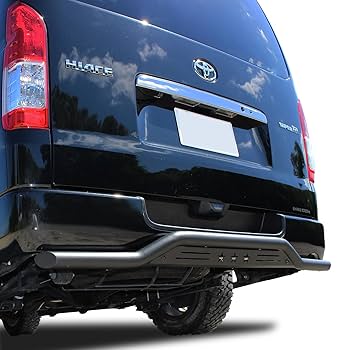 Amazon | ハイエース バンパーガード リア スキッドバー 外装