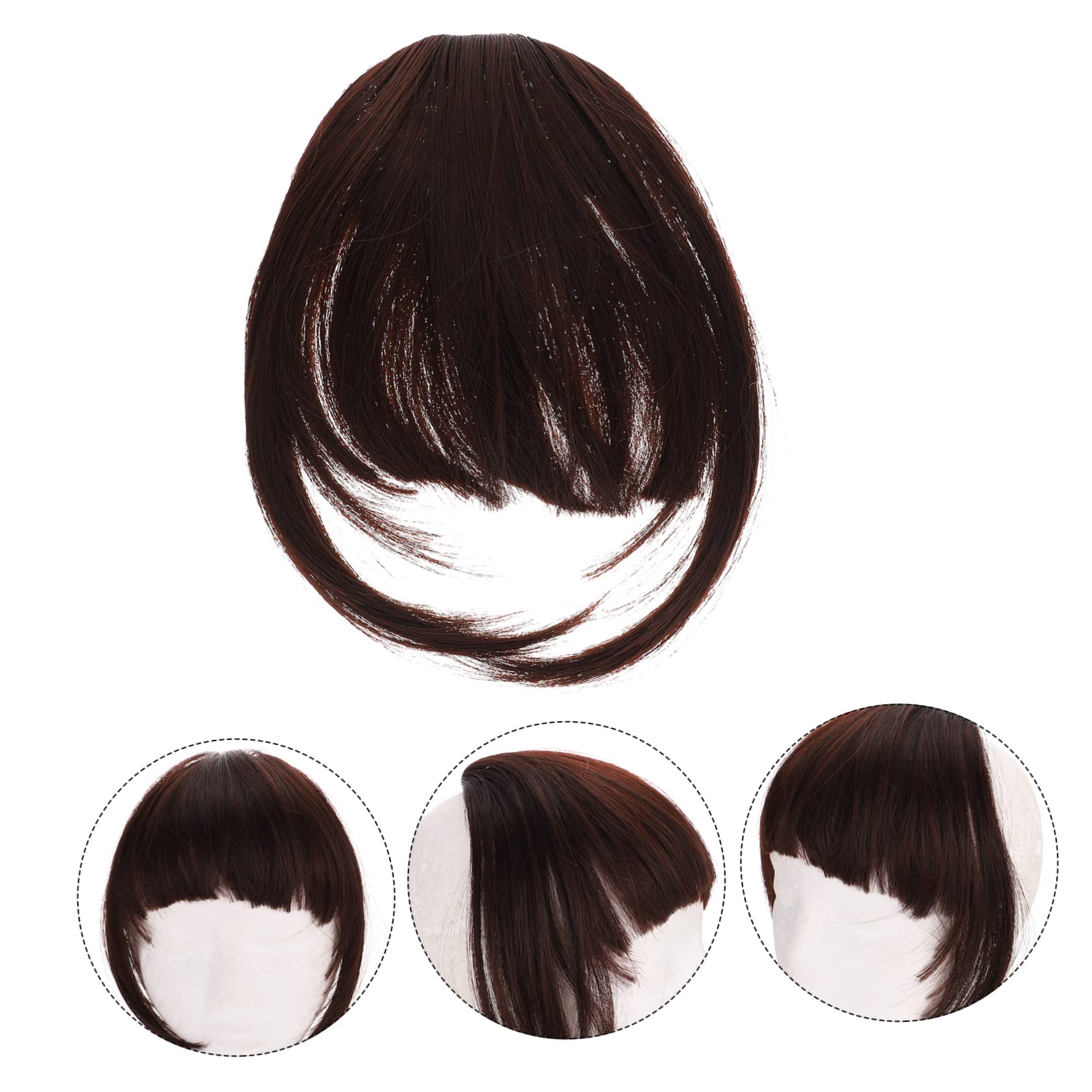 Beaupretty 5 Piezas Clip De Explosión Flequillo Con Flequillo Limpio y Pinza Para El Cabello Con Flequillo Tenue Pasador Francés Borla Perder Golpes Alambre De Alta Temperatura