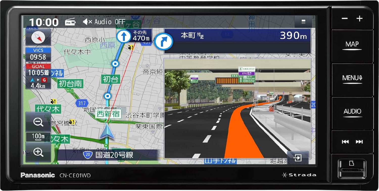 パナソニック ストラーダ CN-CE01WD 2024年11月ソフト搭載版 取扱説明