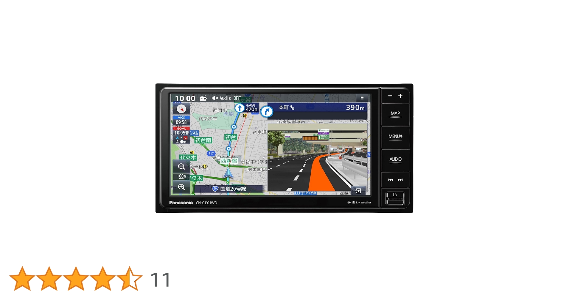 カーナビ Panasonic CN-RS01WD Amazon | パナソニック(Panasonic) ストラーダ 7V型200mmワイド