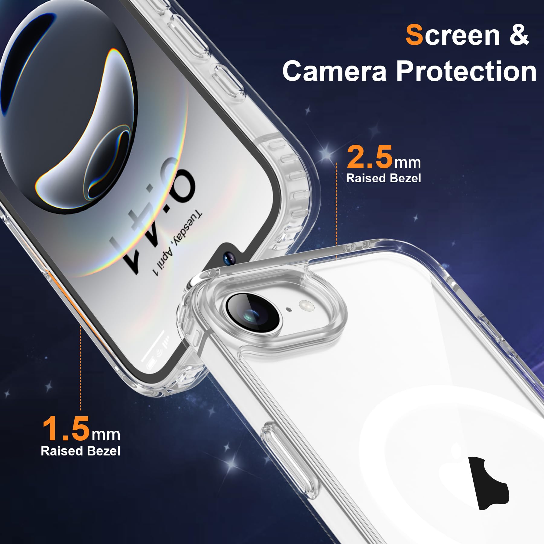 Custodia Flip Case Magnetica Custodia Portafoglio Per IPhone 16e In Pelle - Cover Con Porta Carte, Pellicola Vetro Temperato, Magnetica, Grigio Cover