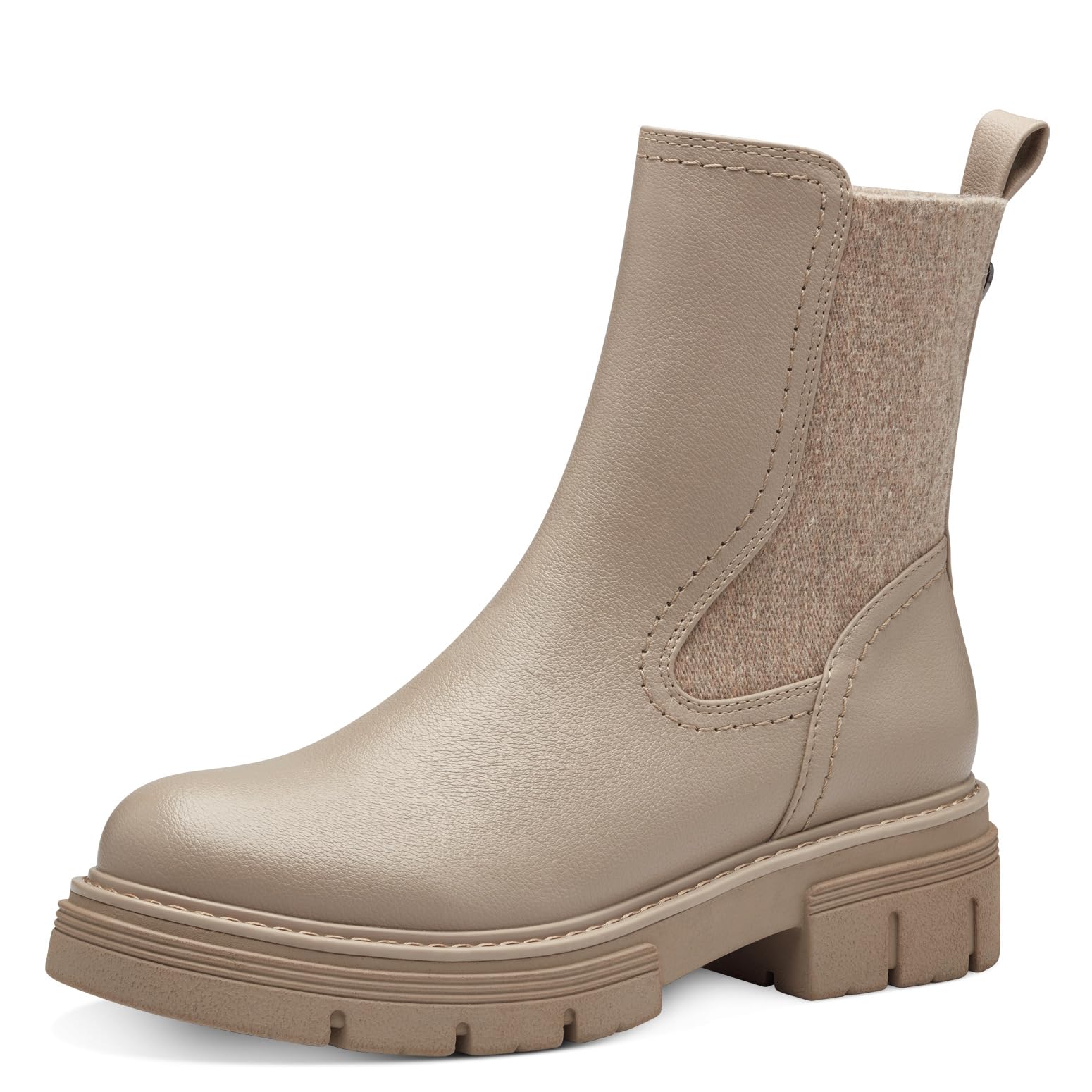 MARCO TOZZI Women's 2-25440-41 Chelsea, Taupe, 5.5