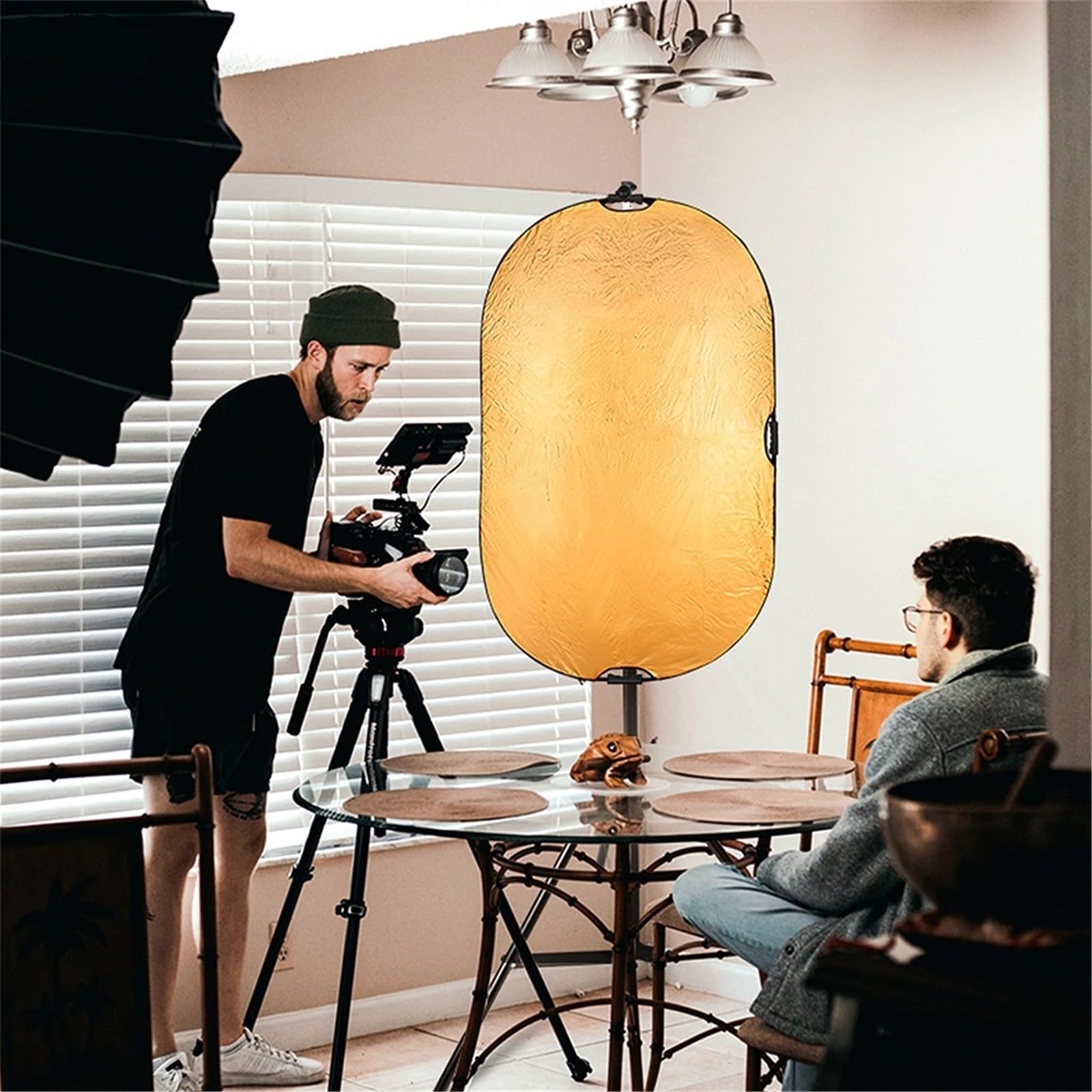 Riflettore, Riflettore fotografico 5 in 1 60 cm/80 cm Rotondo 60x90/80x120 cm Ovale(60x90cm)