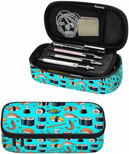 Miniatura 9 de Starfish Seashells - Estuche para lápices de verano de playa, bolsa organizadora para estudiantes universitarios, adolescentes y adultos Conchas