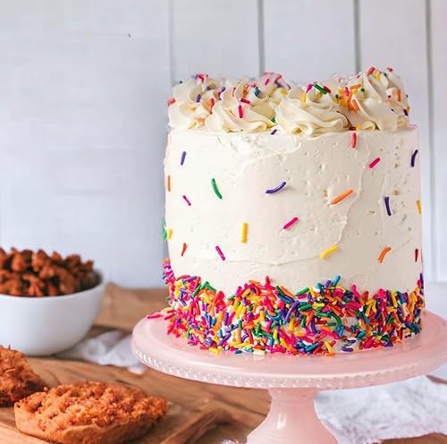 Miniatura 4 de SPRINKLES DE ARCO IRIS - Sin lácteos, sin gluten, sin huevos, veganos, sin soja, sin nueces, Kosher, mezcla de espolvoreo, para hornear, decoración,