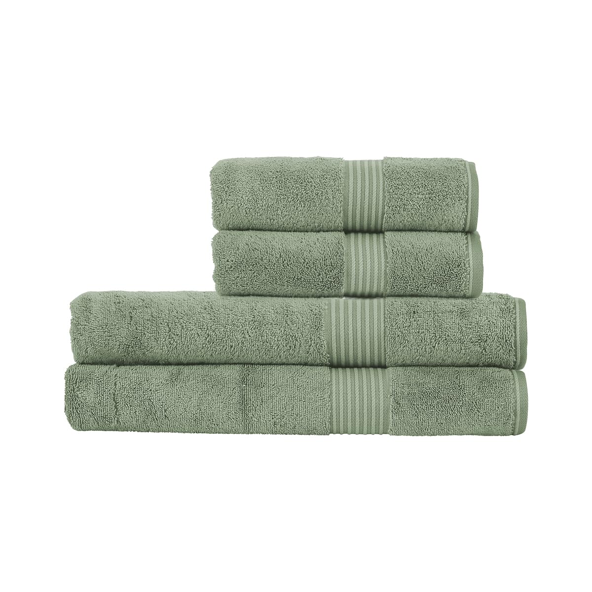 Christy Supreme Hygro 2 Hand Towels Set | Blush Pink | 100% Luxury Supima Cotton | Ultra Soft | Super Absorbent | 650GSM | Plush and Long Lasting — view 73