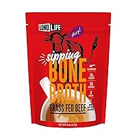 Vista 77 de LonoLife - Sobres individuales de caldo de hueso de ternera al curry tailandés: 0.35 onzas de proteína, apto para dieta Keto, 24 porciones