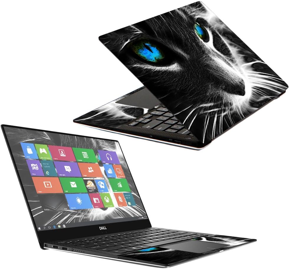 MightySkins Skin Compatible with Dell XPS 13" 9370 (2018) - Cat | Protective, Durable, and Unique Vinyl Decal wrap Cover | Easy to Apply, Remove, and Change Styles | Made in The USA