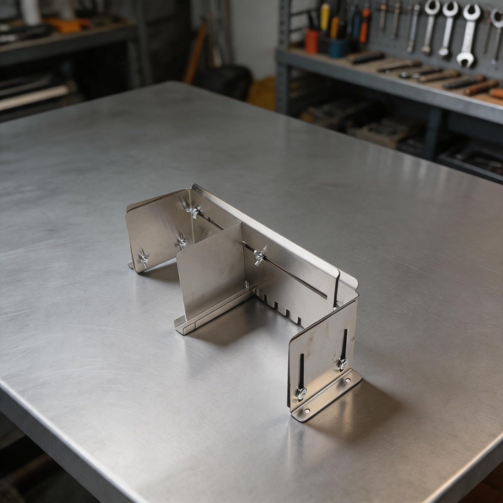 Paleta ajustable con muescas de acero inoxidable resistente para azulejos, herramienta para aplicación de lechada, colocación de suelo, construcción profesional, 30 cm (B)