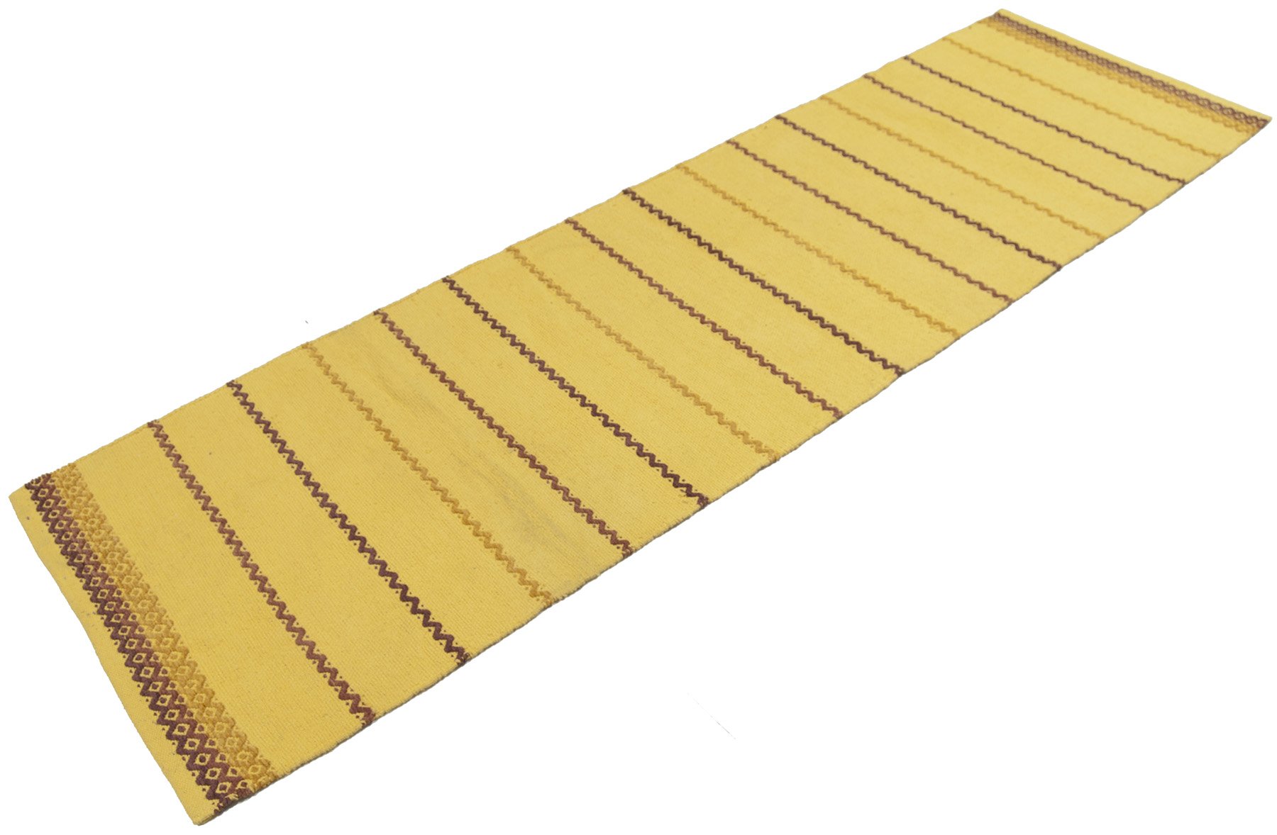 Galleria Farah1970 - 200x60 CM Kilim Autentico, Originale e Fatto a Mano Ideale Per il Corridoio , Ufficio , Seconda Casa e la Cucina ( LAVABILE IN LAVATRICE )