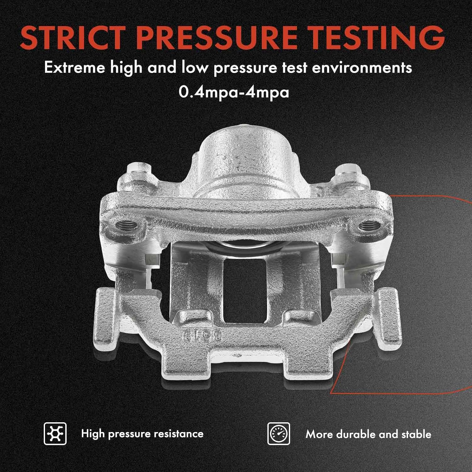 A-Premium Rear Disc Brake Rotors and Ceramic Pads Kit with Calipers Compatible with Nissan Pathfinder 2013-2018 Murano 2009-2018 Infiniti Q70L 2015-2017 QX60 2014-2018 M35h 2012-2013 M37 M56 8-PC Set