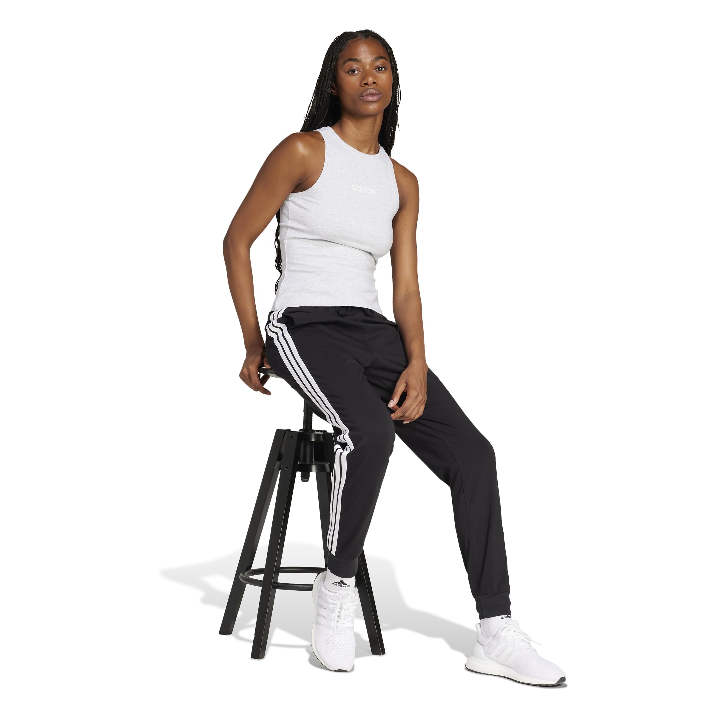 Adidas Mujer Essentials 3-Stripes Jogger Pants