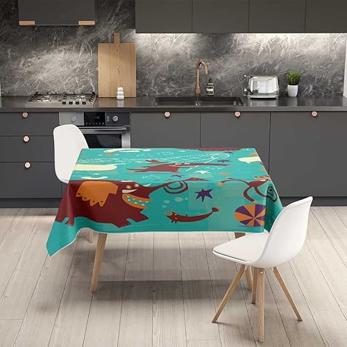 Miniatura 7 de Negro Manteles De Mesa De Tela Para Fiestas Negro Y Blanco, Mesa De Picnic Pequeña Impermeable A Prueba De Polvo 30 X 30 Pulgadas